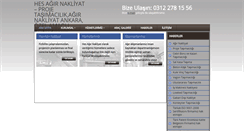 Desktop Screenshot of hesagirnakliyat.com